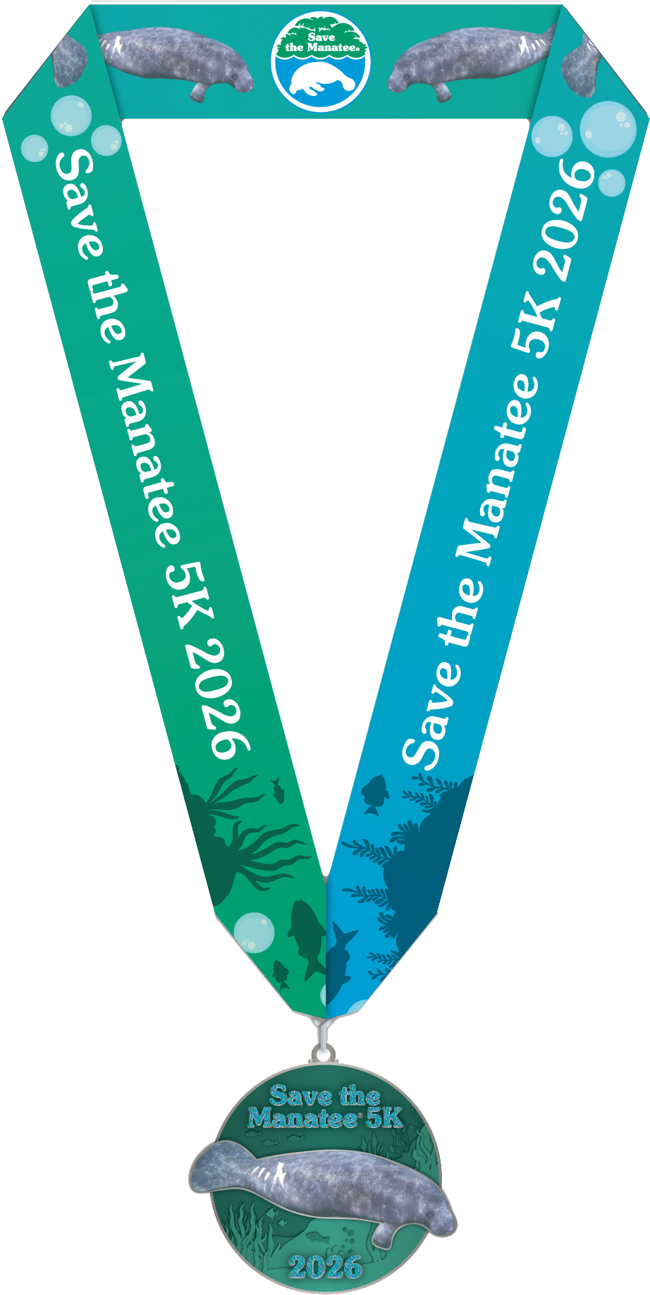 A commemorative finisher medal